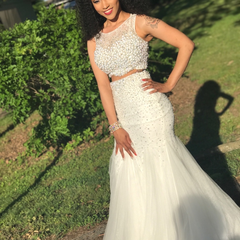 2 Piece Prom Dress